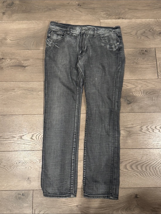 Express Denim - Express Women's Gray Straight-Leg Jeans